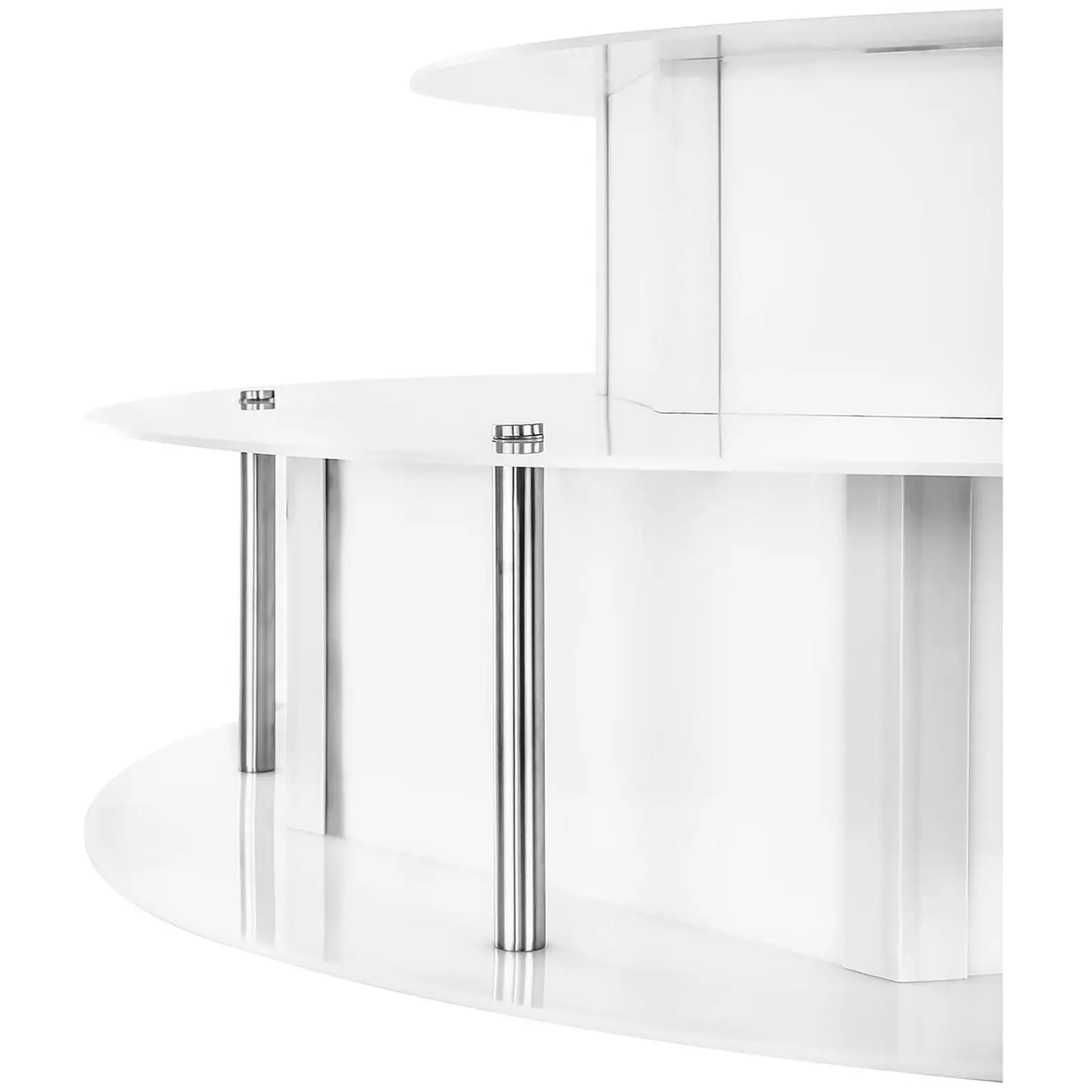 Set fontaine chocolat - 4 étages - 6 kg avec table lumineuse (10)