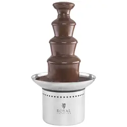 Set fontaine chocolat - 4 étages - 6 kg avec table lumineuse