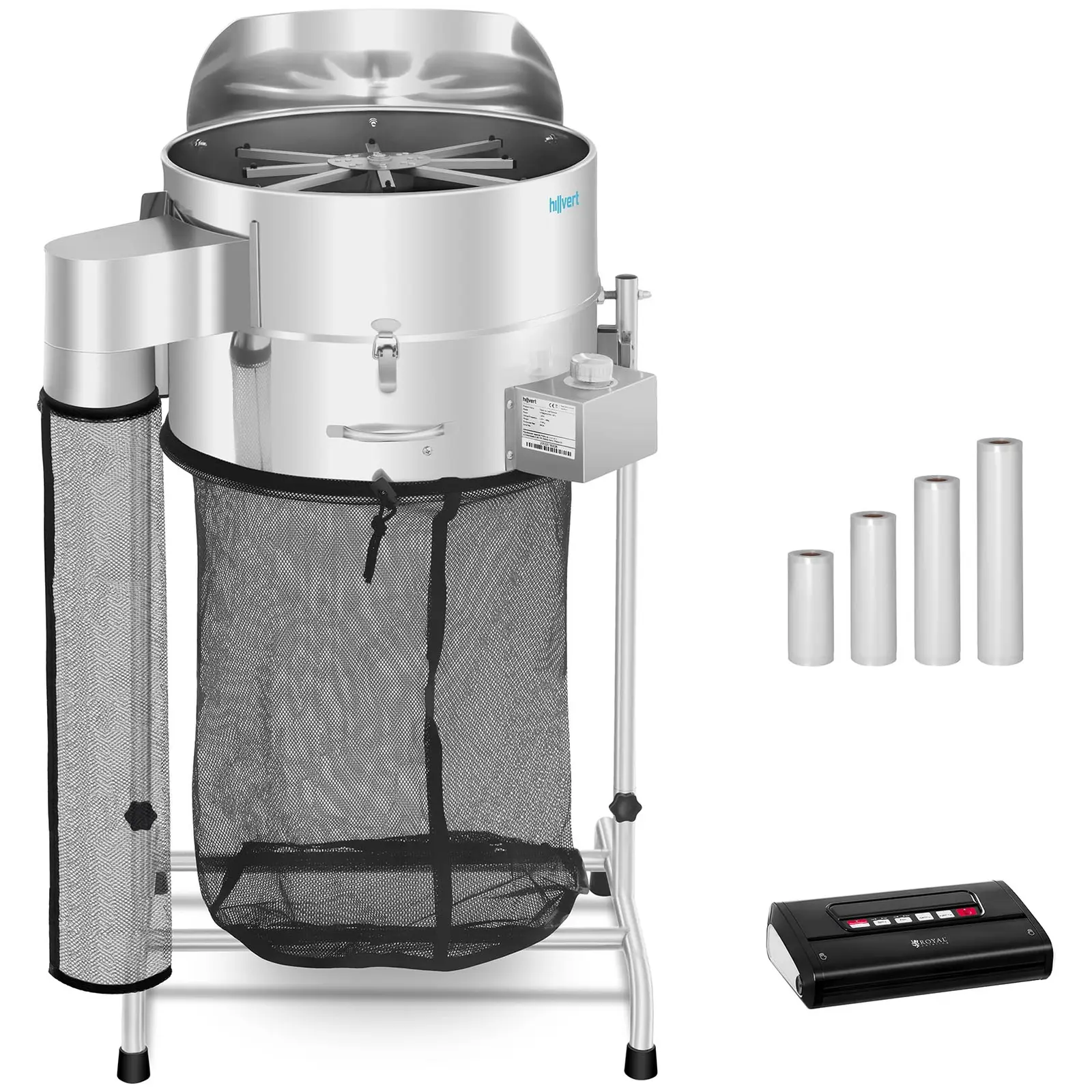 Machine à manucurer électrique - Set - Ø 42 cm - Machine sous vide alimentaire avec sachets - Balance de table