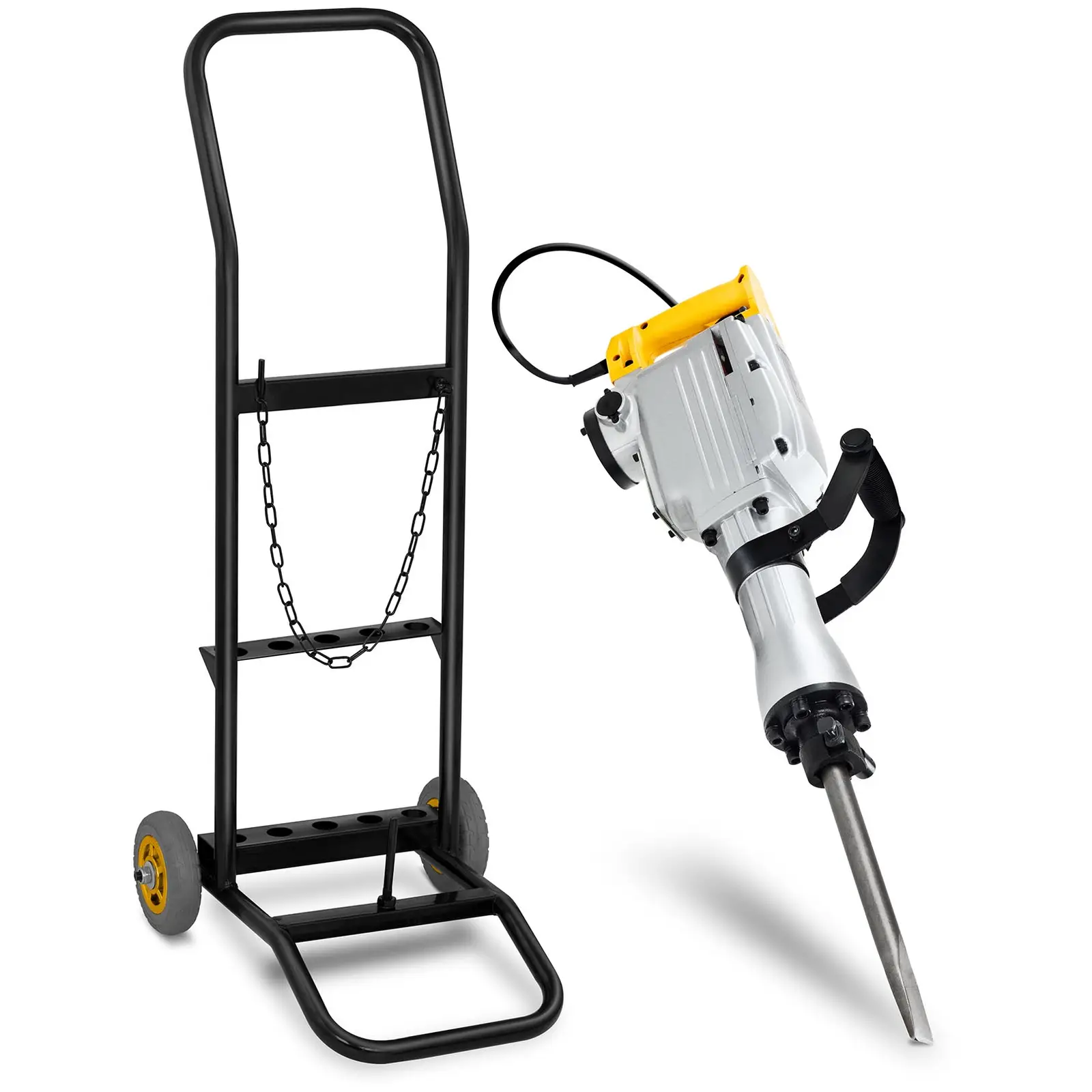 Demolition Hammer with Trolley - ABH-1850T - 1,850 W - 1,900 bpm - 45 J