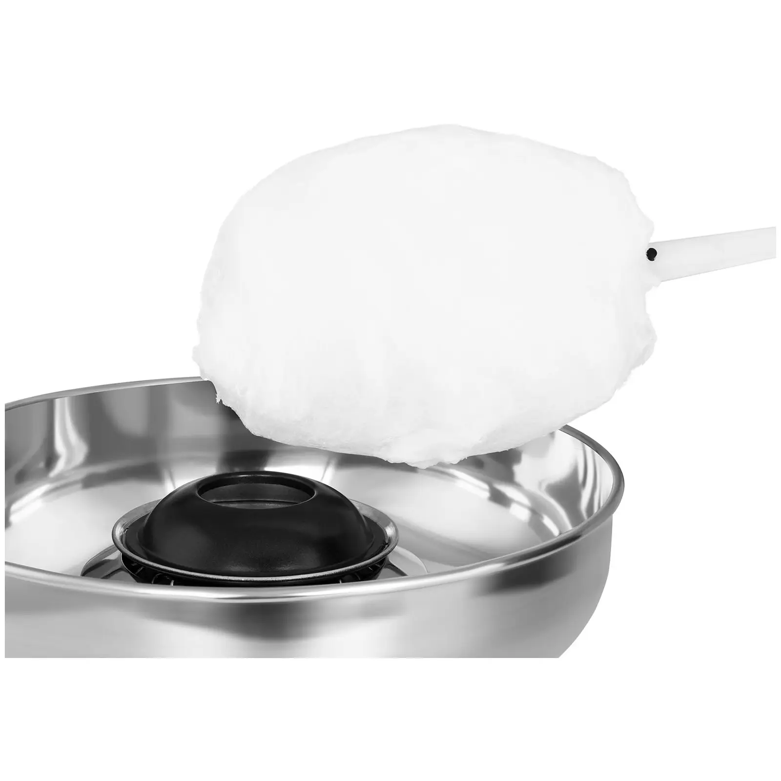 Stroj na cukrovou vatu v sadě s LED svítícími tyčinkami - 52 cm - 1 200 W - ochranný kryt - 50 ks (7)