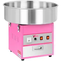 Candy Floss Machine Set with LED Cotton Candy Sticks - 52 cm - 1,200 W - 50 pcs.