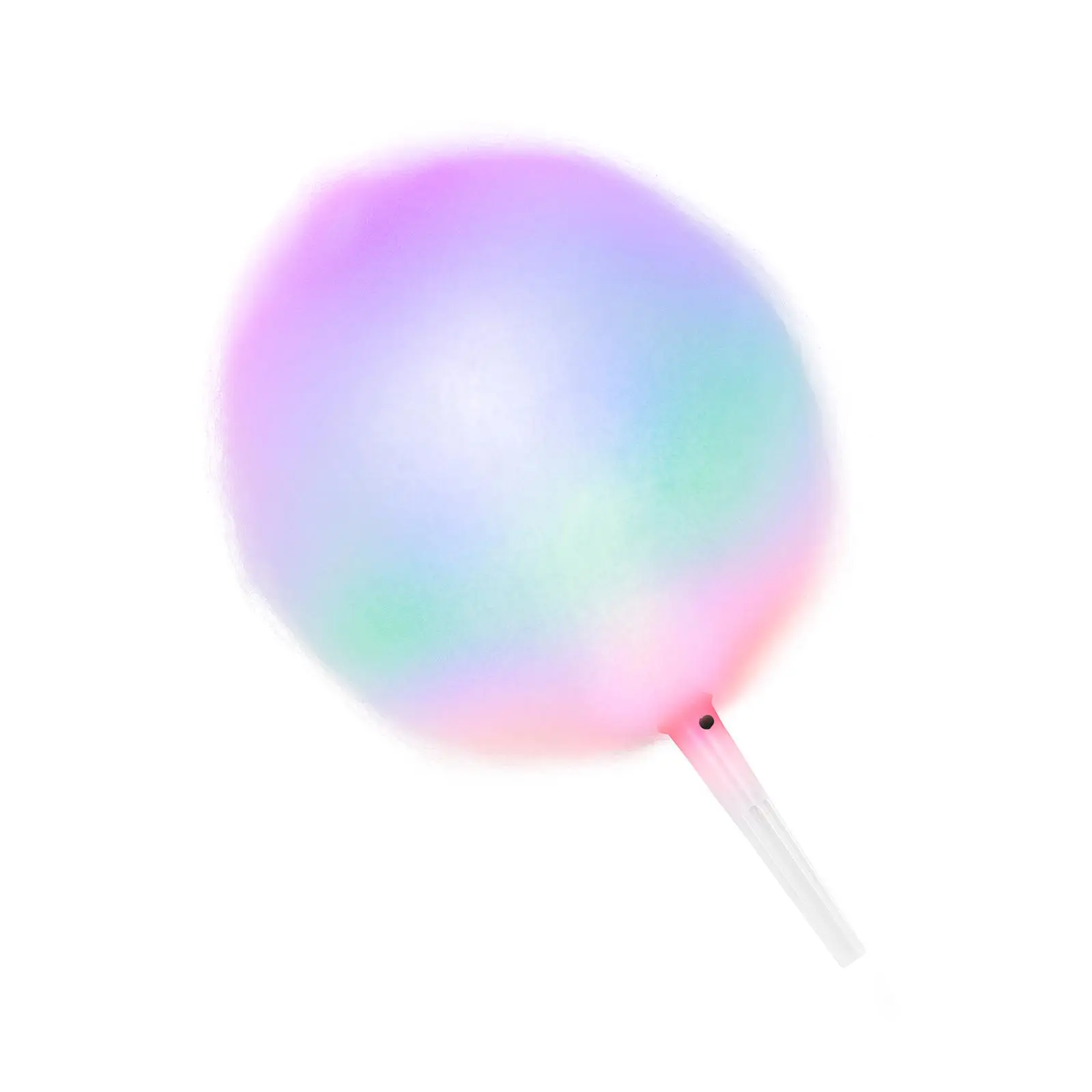 Candyfloss-maskine - sæt inkl. 100 stk. candyfloss-pinde LED - 52 cm - 1.200 W