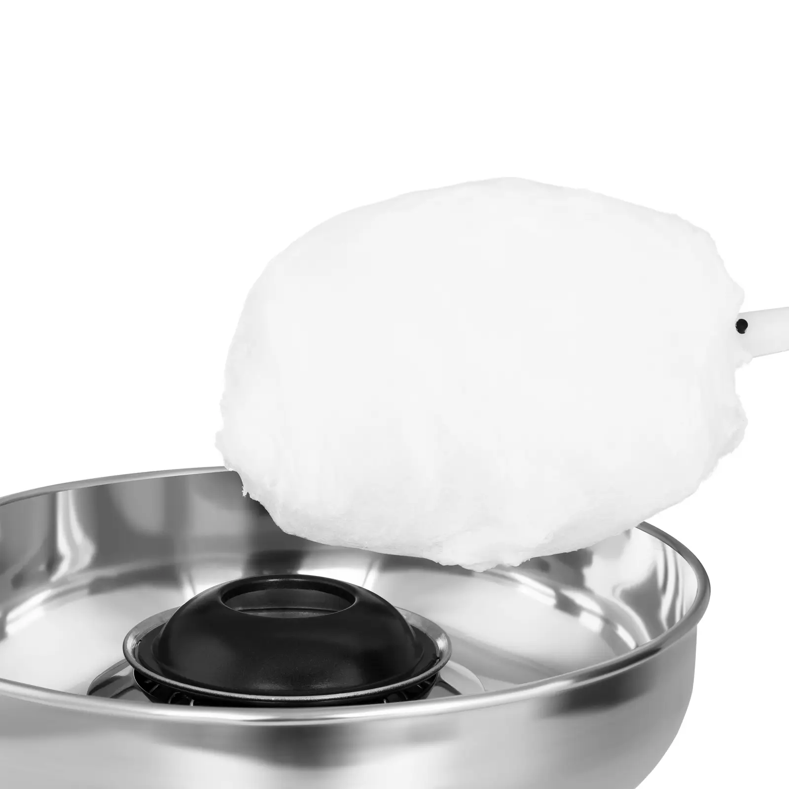 Stroj na cukrovou vatu v sadě s LED svítícími tyčinkami - 72 cm - 1 200 W - ochranný kryt -50 ks (Hmotnost zásilky: 0 kg)