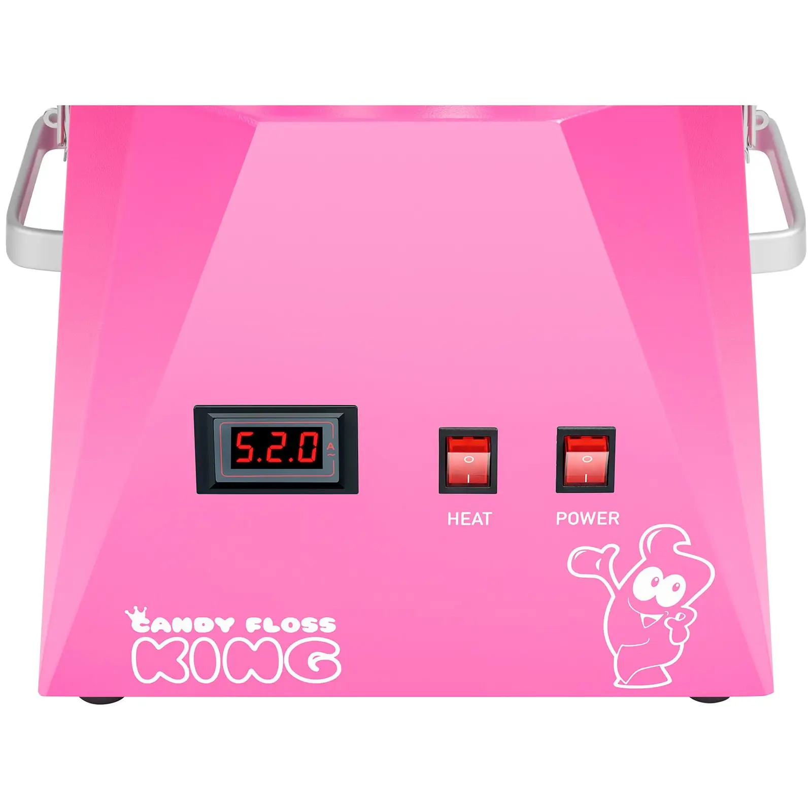 Stroj na cukrovou vatu v sadě s LED svítícími tyčinkami - 52 cm - 1 030 W - 50 ks (Hmotnost zásilky: 0 kg)