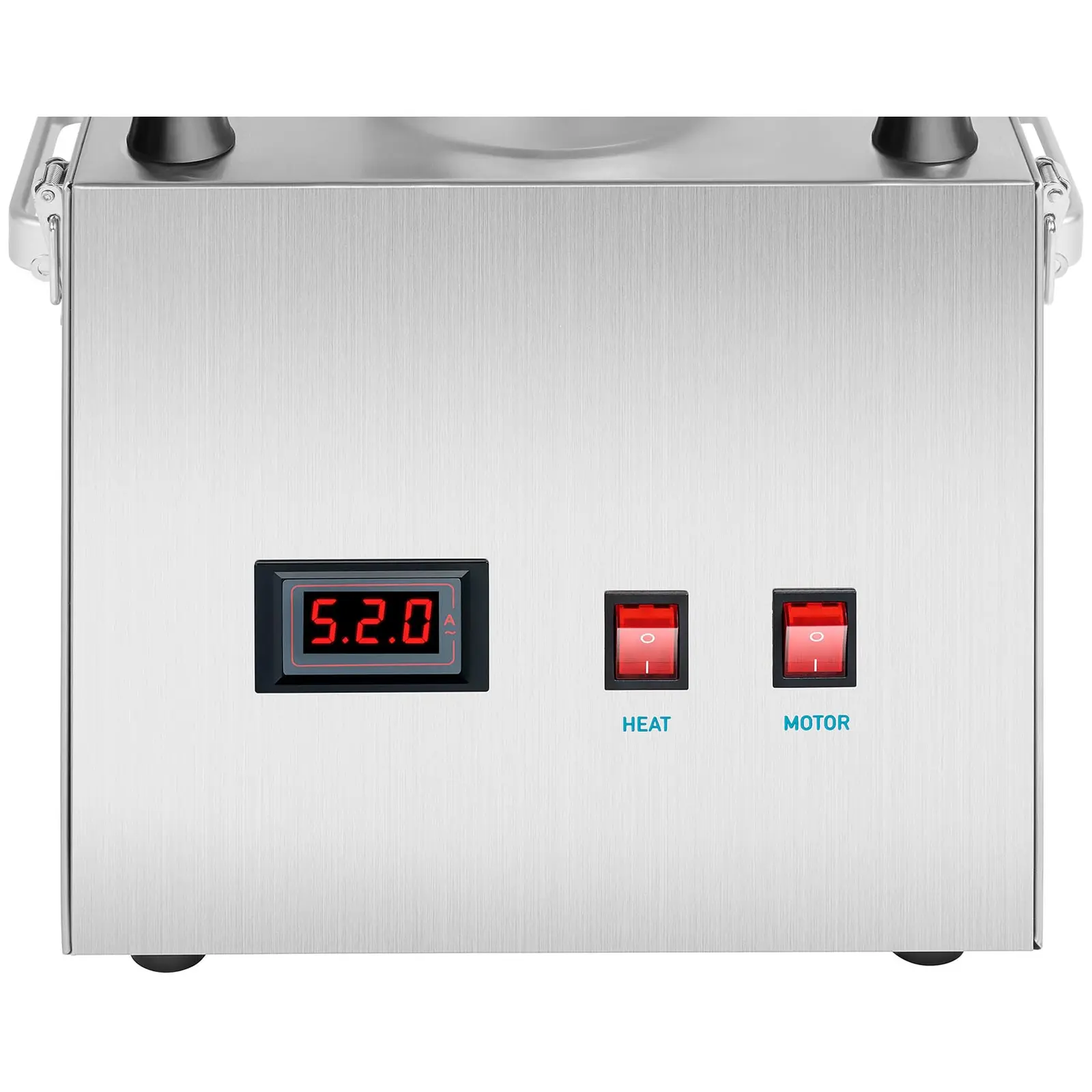 Kit machine à barbe à papa avec bâtons (50 unités) - 52 cm - 1 030 W - Inox