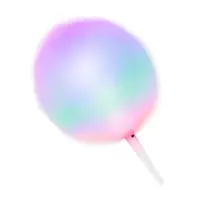 Candy Floss Machine with LED Cotton Candy Sticks - 62 cm - 1,500 W