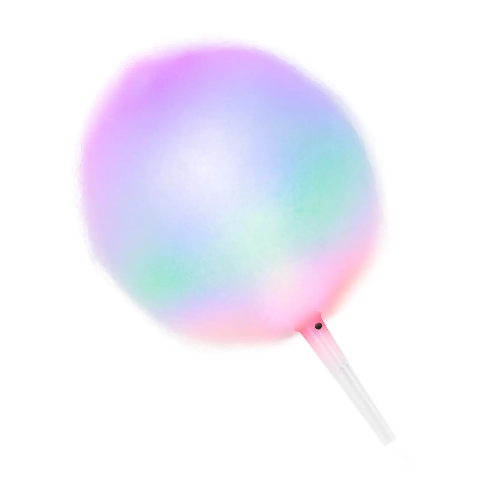 Stroj na cukrovou vatu v sadě s LED svítícími tyčinkami - vozík - ochranný kryt - zachytávací síťka - 62 cm - 1 500 W (Hmotnost zásilky: 0 kg)
