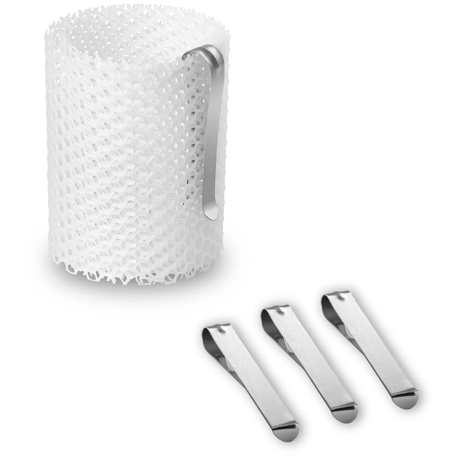 Stroj na cukrovou vatu v sadě s LED svítícími tyčinkami - vozík - ochranný kryt - zachytávací síťka - 62 cm - 1 500 W (7)