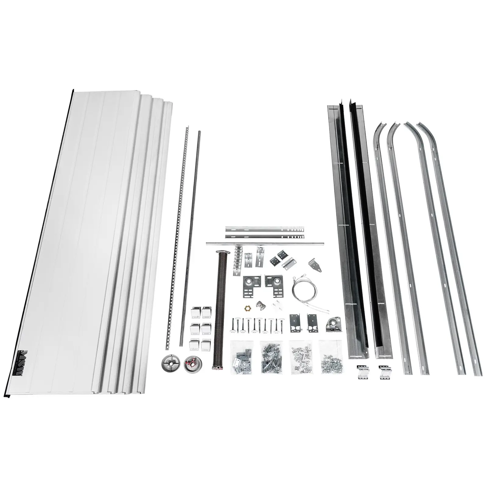 Portone sezionale SET con motore - 2.500 x 2.125 mm - bianco - 800 N