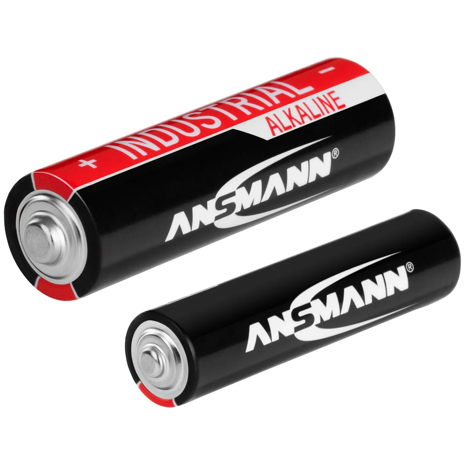 Set 100 batterie alcaline mix mini stilo/ stilo (60 AAA LR03 + 40 AA LR6) Ansmann INDUSTRIAL - 1,5 V