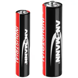 200 x Micro/Mignon Mix (100 x AAA LR03 + 100 x AA LR6) - Ansmann INDUSTRIAL Alkaline Batteries - 1.5 V