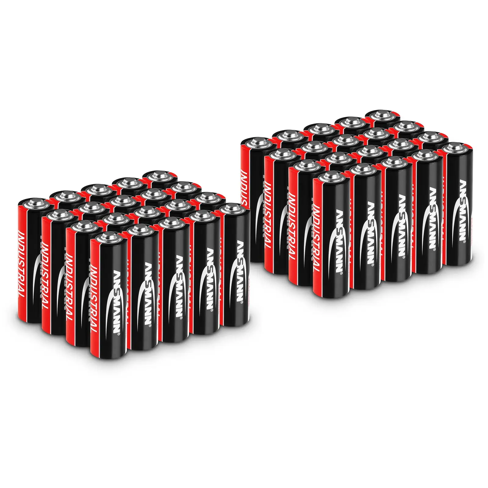 Conjunto de baterias industriais - alcalinas - 1,5V - AA - LR06 - 40 unidades