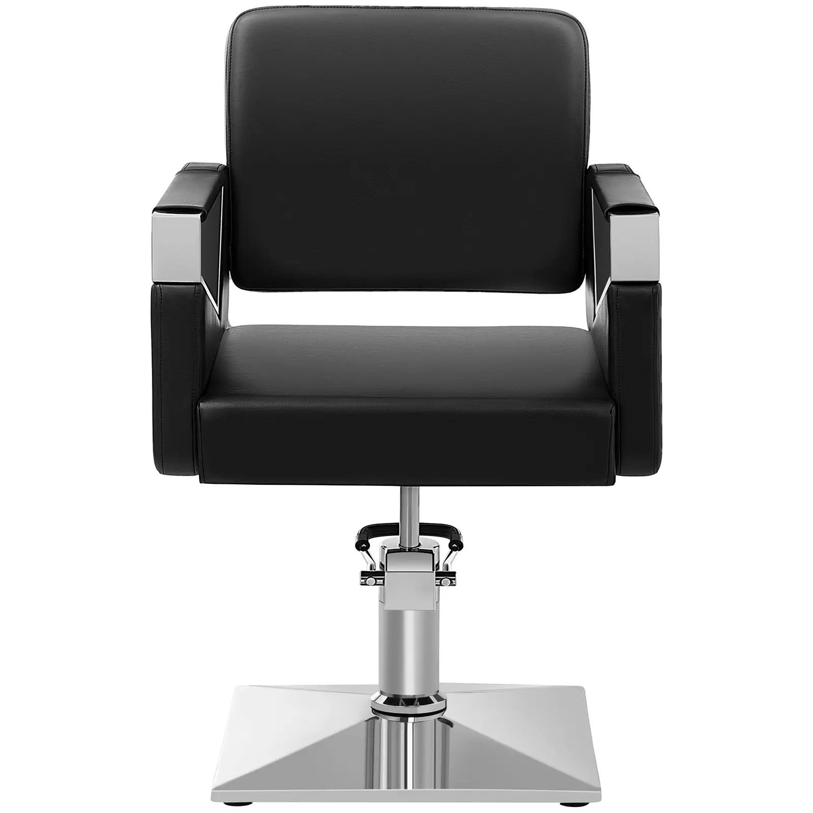 Fauteuil de barbier avec repose-pieds  (Couleur(s): Noir)