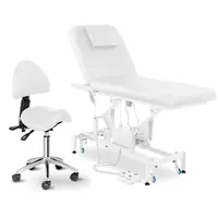 Electric Massage Table and Saddle Chair - 2 motors - foot pedal