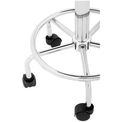 Elektrisk massasjebord og sadelstol - 2 motorer - fotpedal - sort