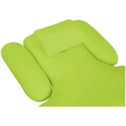 Conjunto Cama de massagem Physa Nantes Light Green + Cadeira em sela Berlim com encosto - verde claro