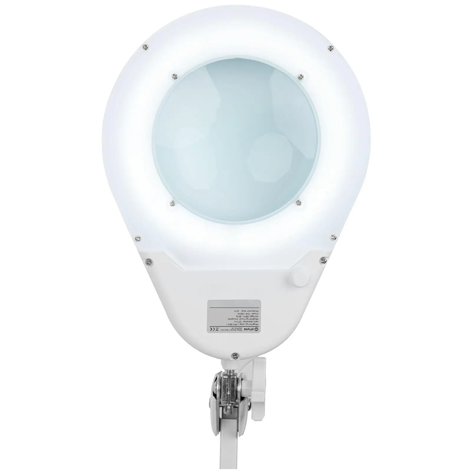 Lampa s lupou v sadě - 1 350 lm - 5 dpt - pojízdný stojan s 5 kolečky