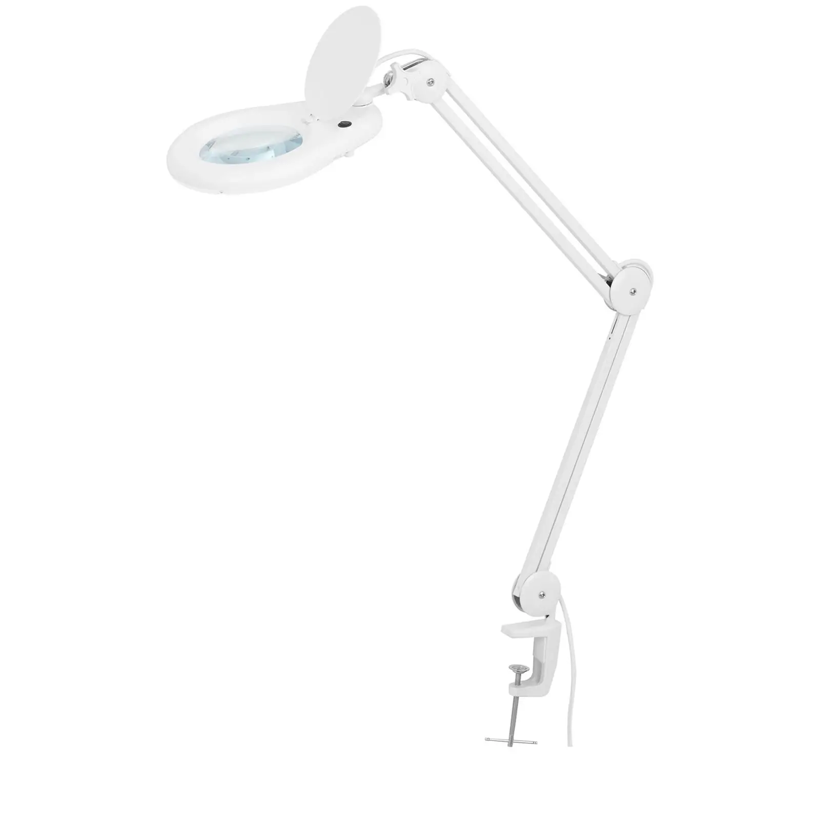 Zestaw Lampa kosmetyczna - powiększająca - 3 dpt - LED + Stojak do lampy kosmetycznej - 5 kółek