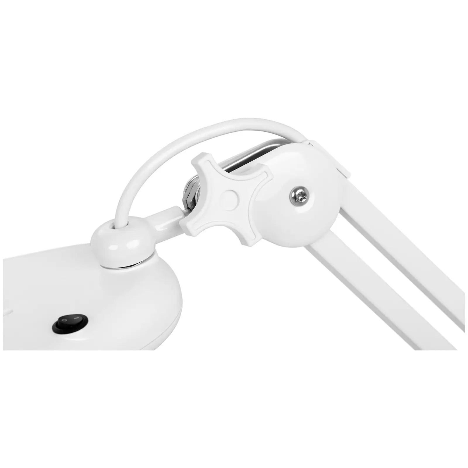 Lampa s lupou v sadě - 1 350 lm - 3 dpt - pojízdný stojan s 5 kolečky (5)