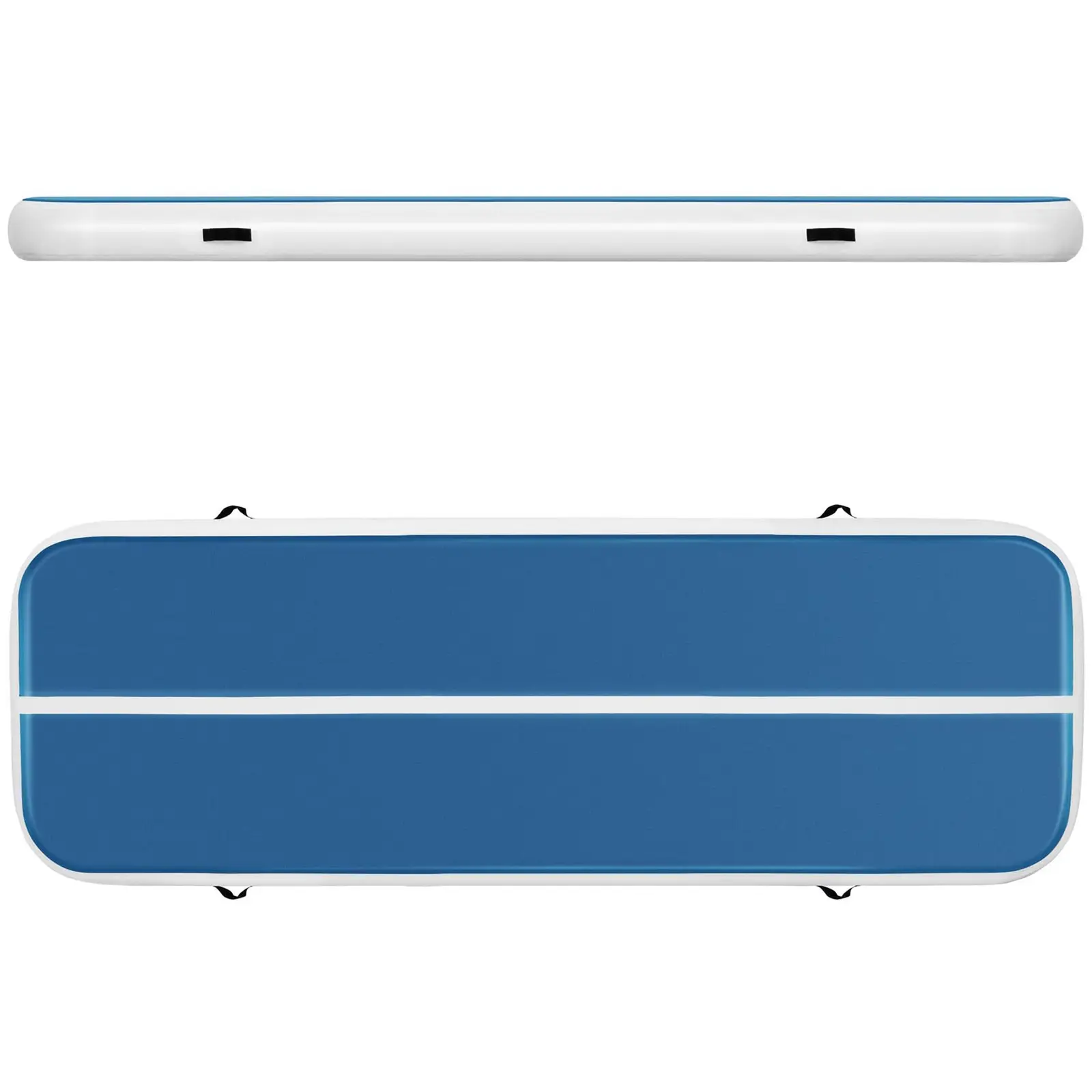 Air track avec gonfleur électrique - 300 x 100 x 20 cm - 150 kg - Bleu/blanc (Couleur(s): Bleu)