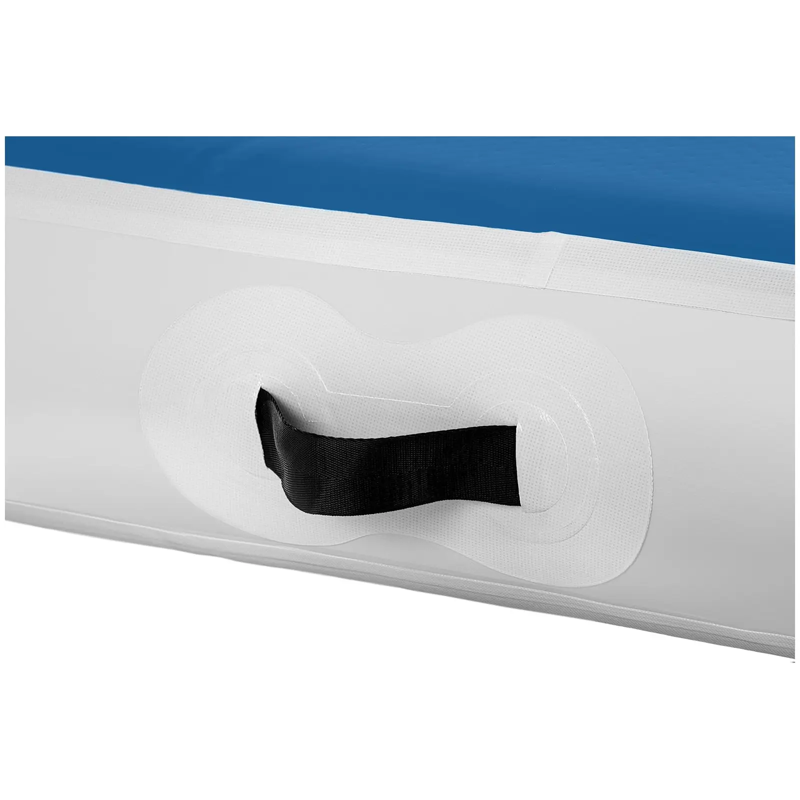 Air track avec gonfleur électrique - 400 x 100 x 20 cm - 200 kg - Bleu/blanc