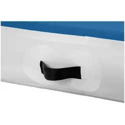 Air track avec gonfleur électrique - 300 x 200 x 20 cm - 300 kg - Bleu/blanc