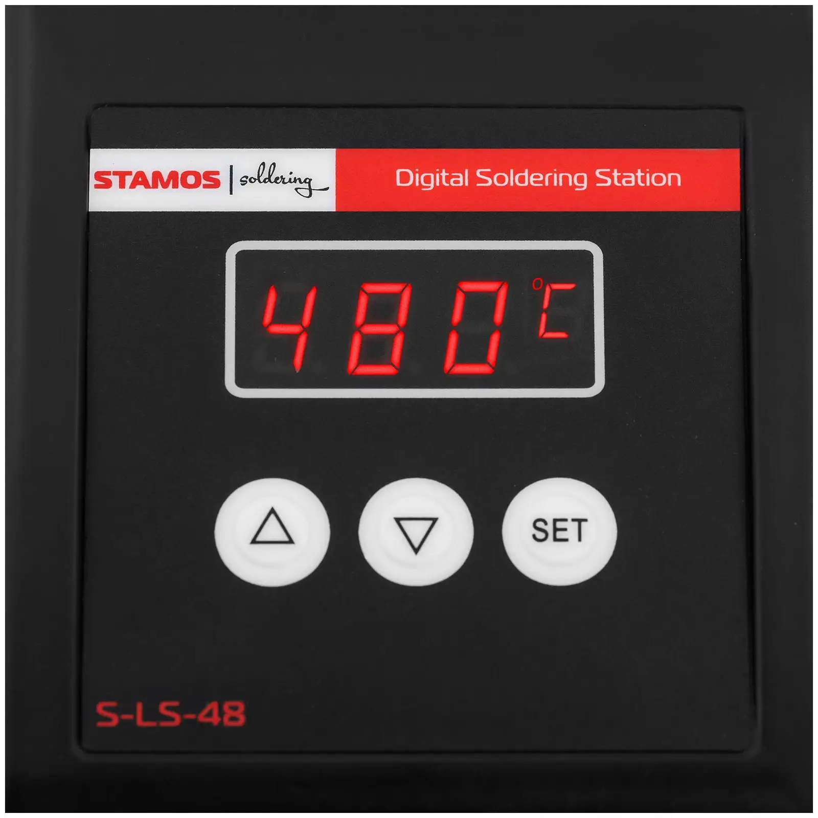 Pájecí stanice a lampa s lupou - sada - SMD - digitální - 80 W - LED (Rozměry (DxŠxV): 0 x 0 x 0 cm)