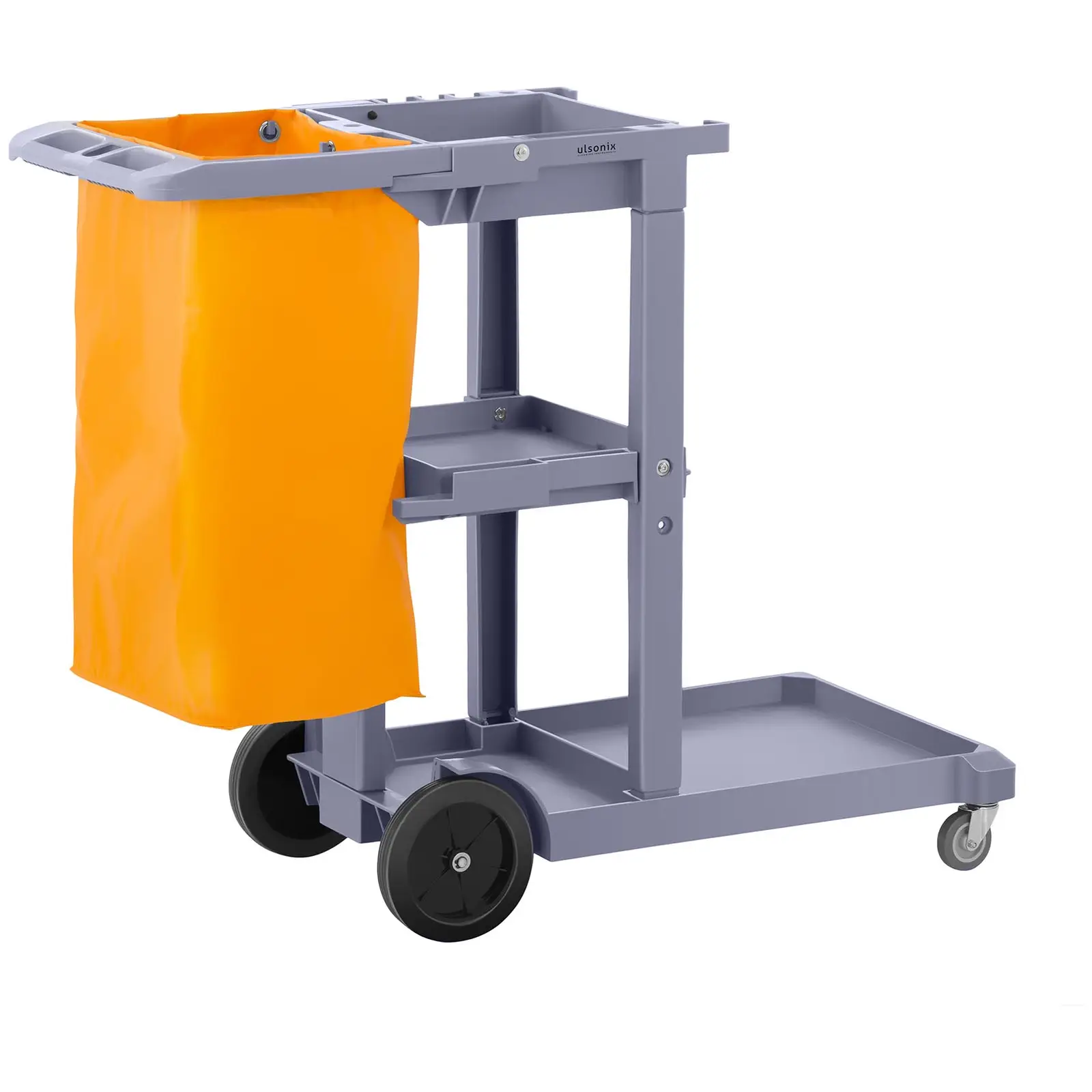 Set: Cleaning Trolley with Laundry Bag, Lid and 1 Mop Bucket