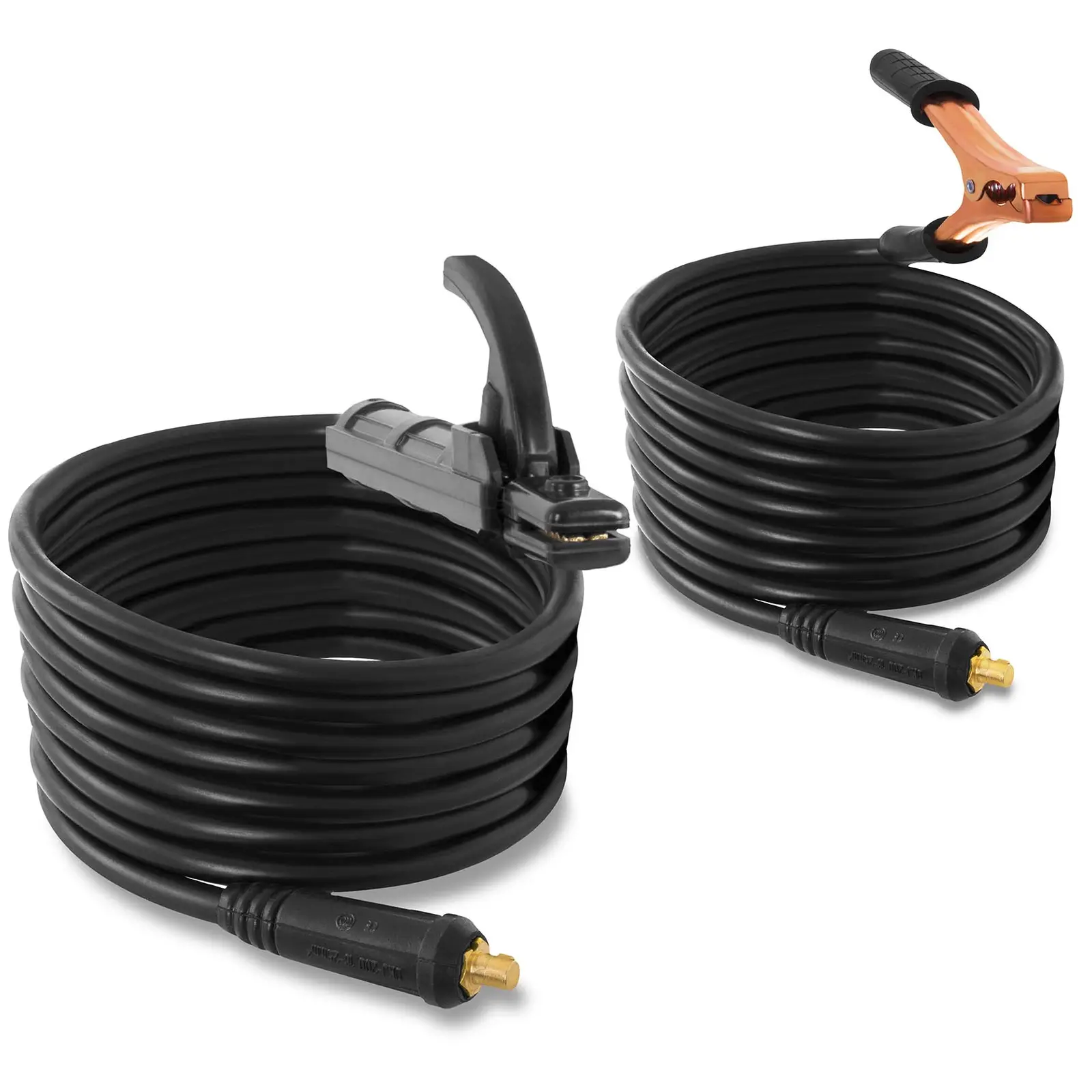 Sett: Elektrodesveiser - sett med 2 sveisemagneter - 250 A - 8 m kabel - hot-start