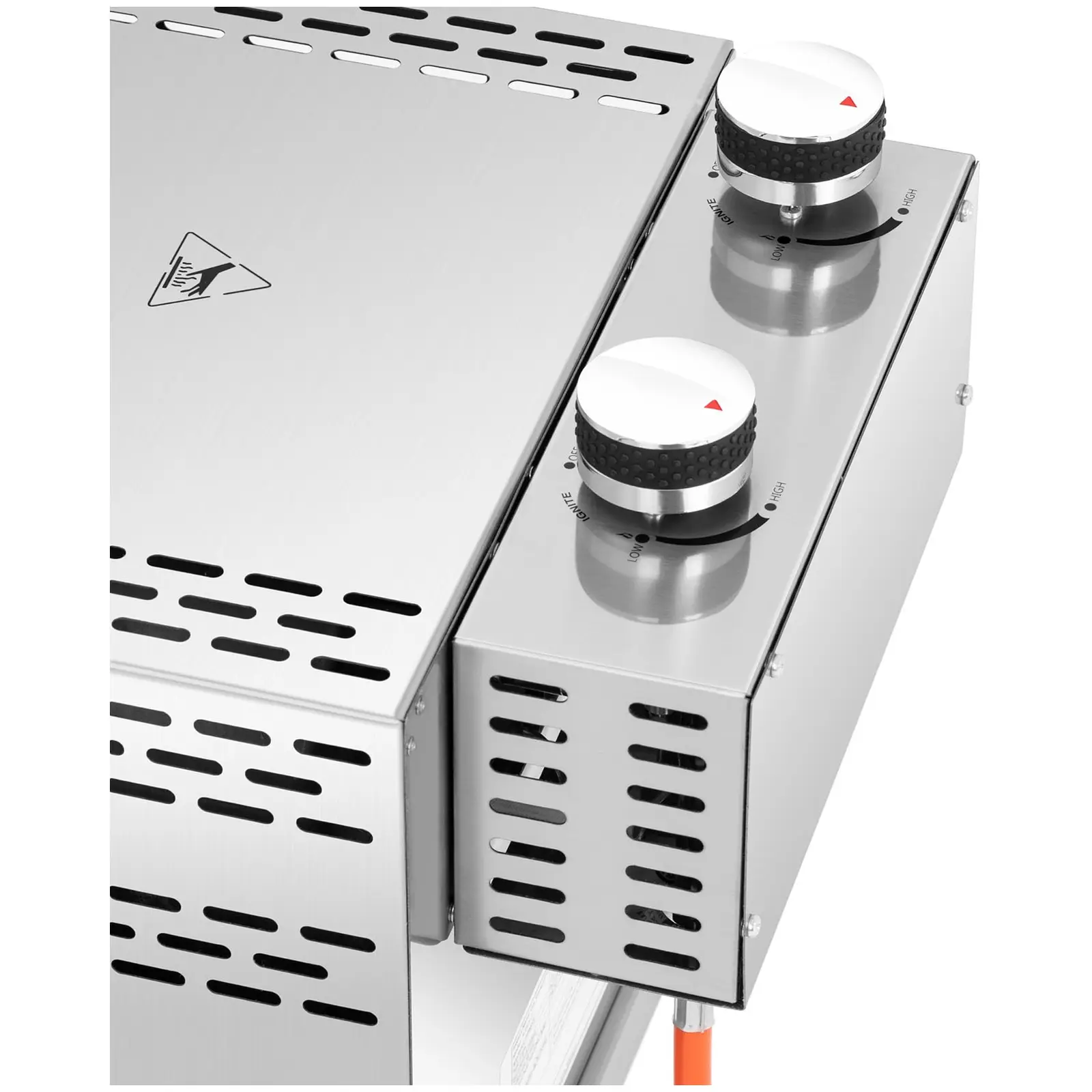Zestaw Grill gazowy do steków - 800°C - 7800 W + Reduktor gazu - 37 mbar - Ø8 mm (Abmessungen (LxBxH): 0 x 0 x 0 cm)