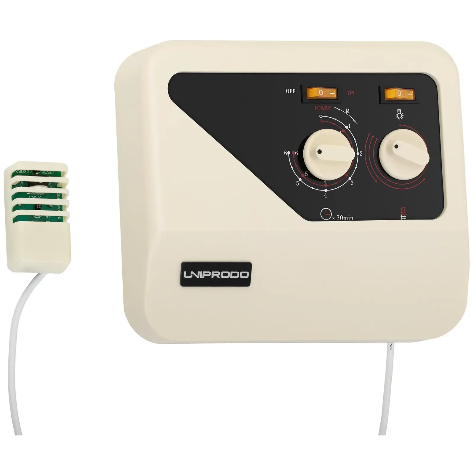 Kit Aquecedor para sauna - elétrico - 6 kW + Painel de controlo para sauna - 400 V 3 N - proteção TCO