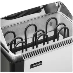 Set Sauna Heater with Sauna Control Panel - 4.5 kW - 30 to 110 °C - stainless steel baffle
