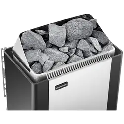 Kit commande pour sauna avec pierres pour sauna - Écran LED - 20 kg - Pour poêles à sauna Uniprodo