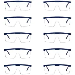 Óculos de proteção TECTOR - transparentes - EN166 - ajustáveis - 10 peças