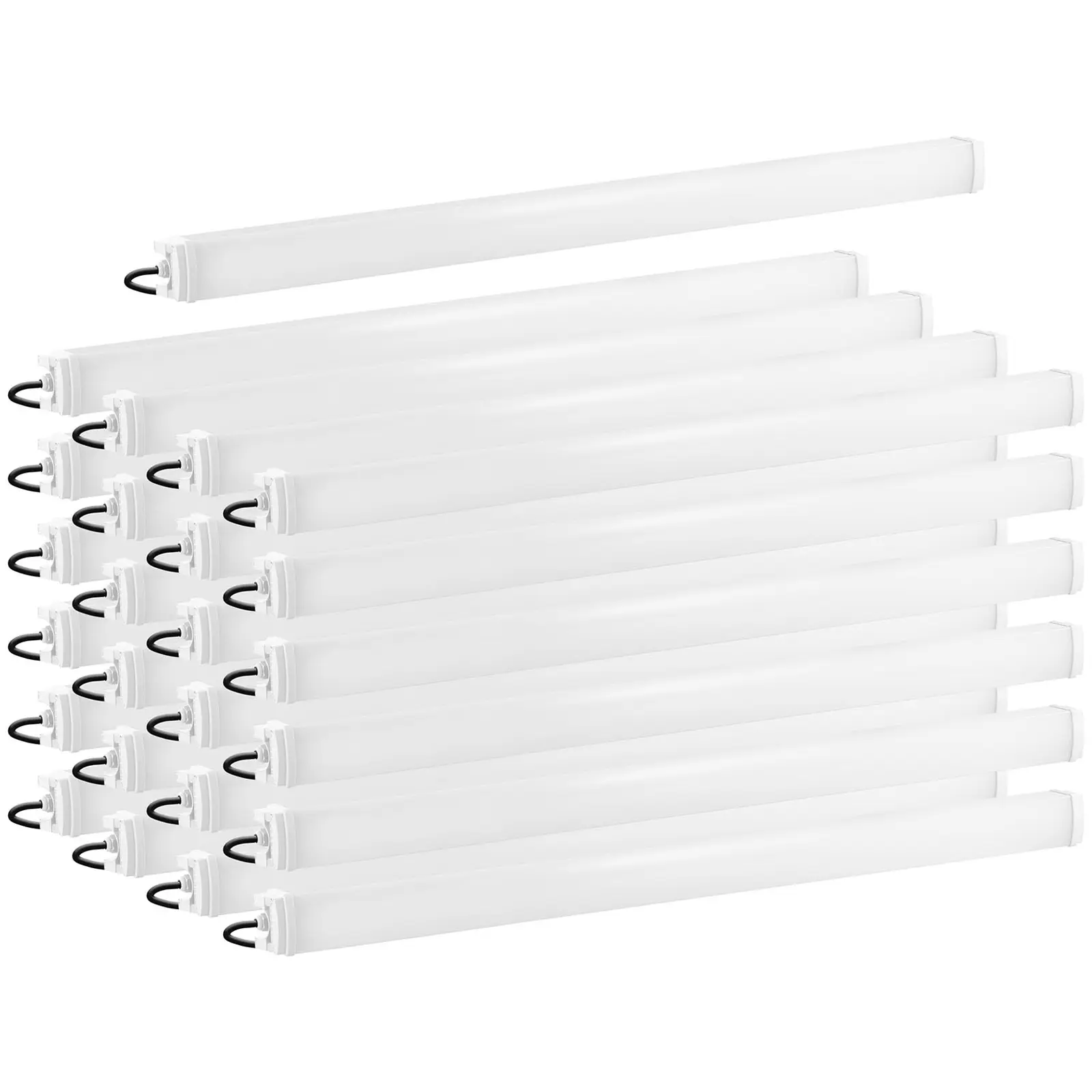 Vattentätt LED-lysrör - Set med 25 st. - 80 W - 150 cm - 8800 lm - 6000-6500 K