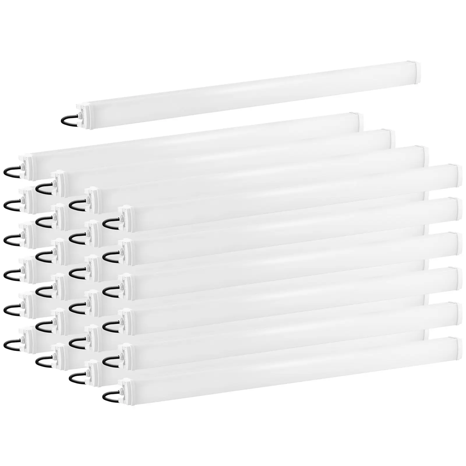 Vattentätt LED-lysrör - Set med 25 st. - 60 W - 150 cm - 6600 lm - 6000-6500 K