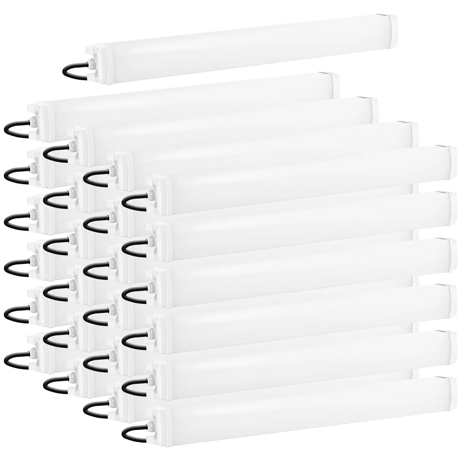 Vanntett LED-lysrør - Sett med 25 stk. - 40 B - 90 cm - 4400 lm - 6000-6500 K