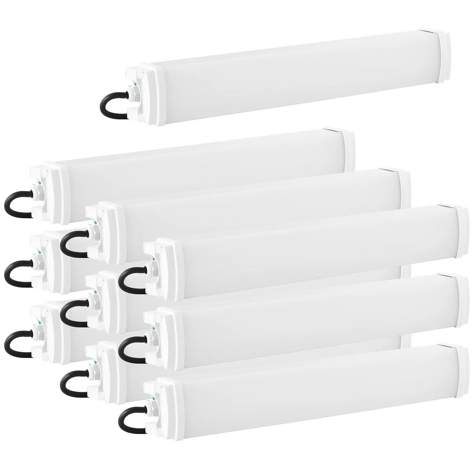 Luminaria estanca - Set de 10 - 20 W - 60 cm - 2200 lm - 6000 - 6500 K