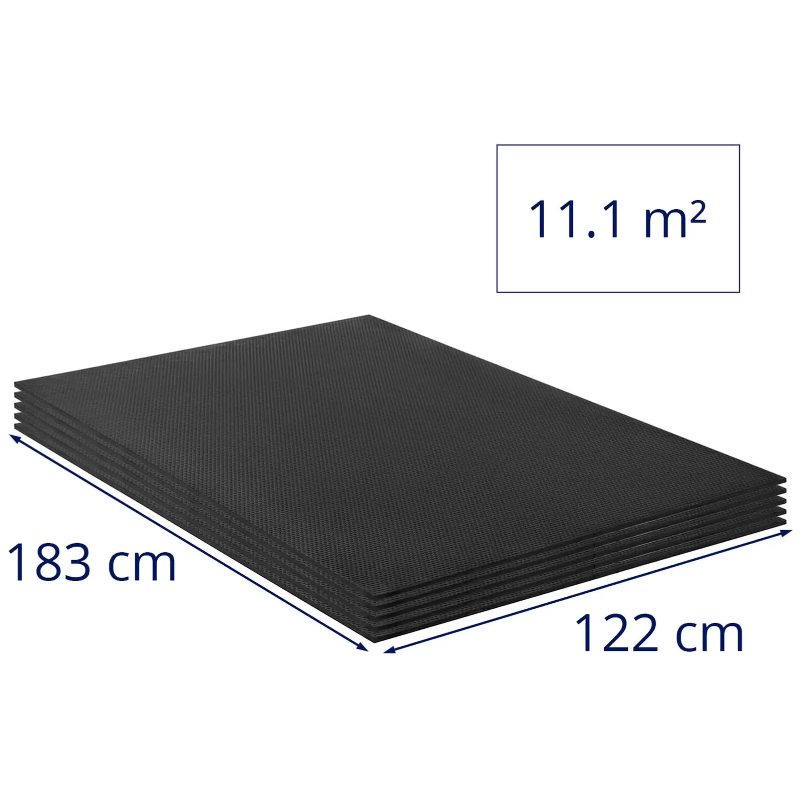 Tallimatto - 5 kpl sarja - pohjanystyrät - 1 830 x 1 220 mm - 11.15 m²