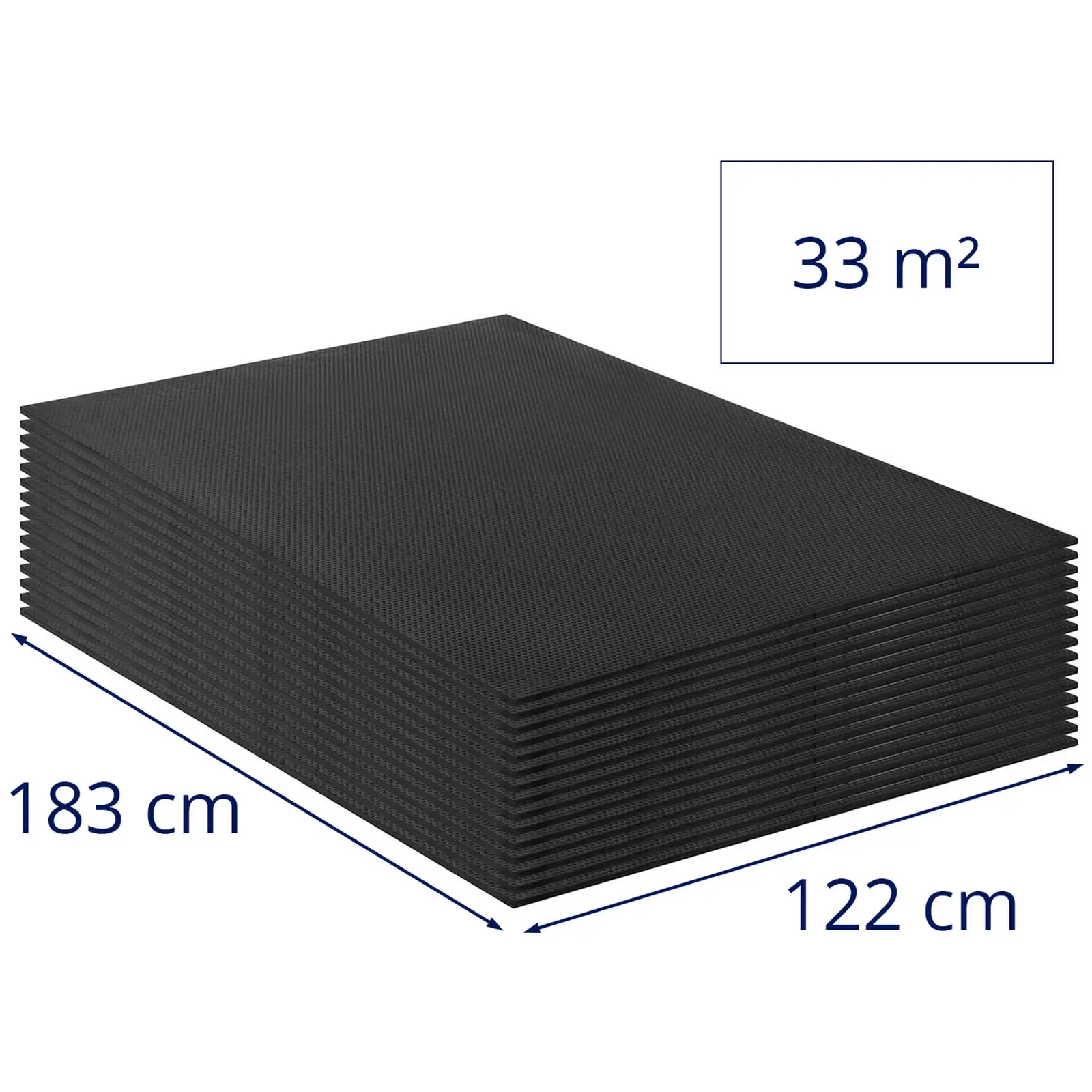 Stable Mats - set of 15 - with drainage studs - 1830 x 1220   mm - 33.45 m²