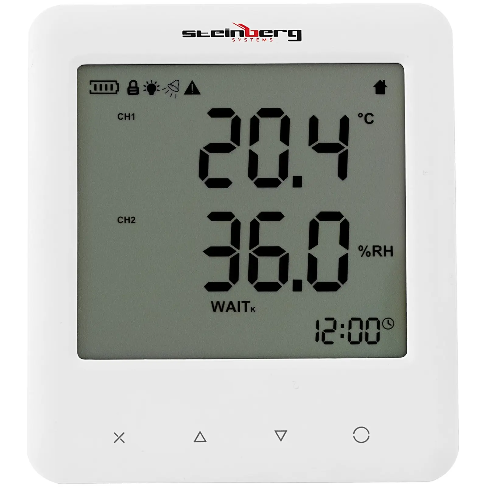 Měřič koncentrace CO2 s externím senzorem - vč. teploty a vlhkosti (Automatické vypnutí: Ano)