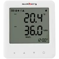 CO2 meter with external sensor - incl. temperature and humidity