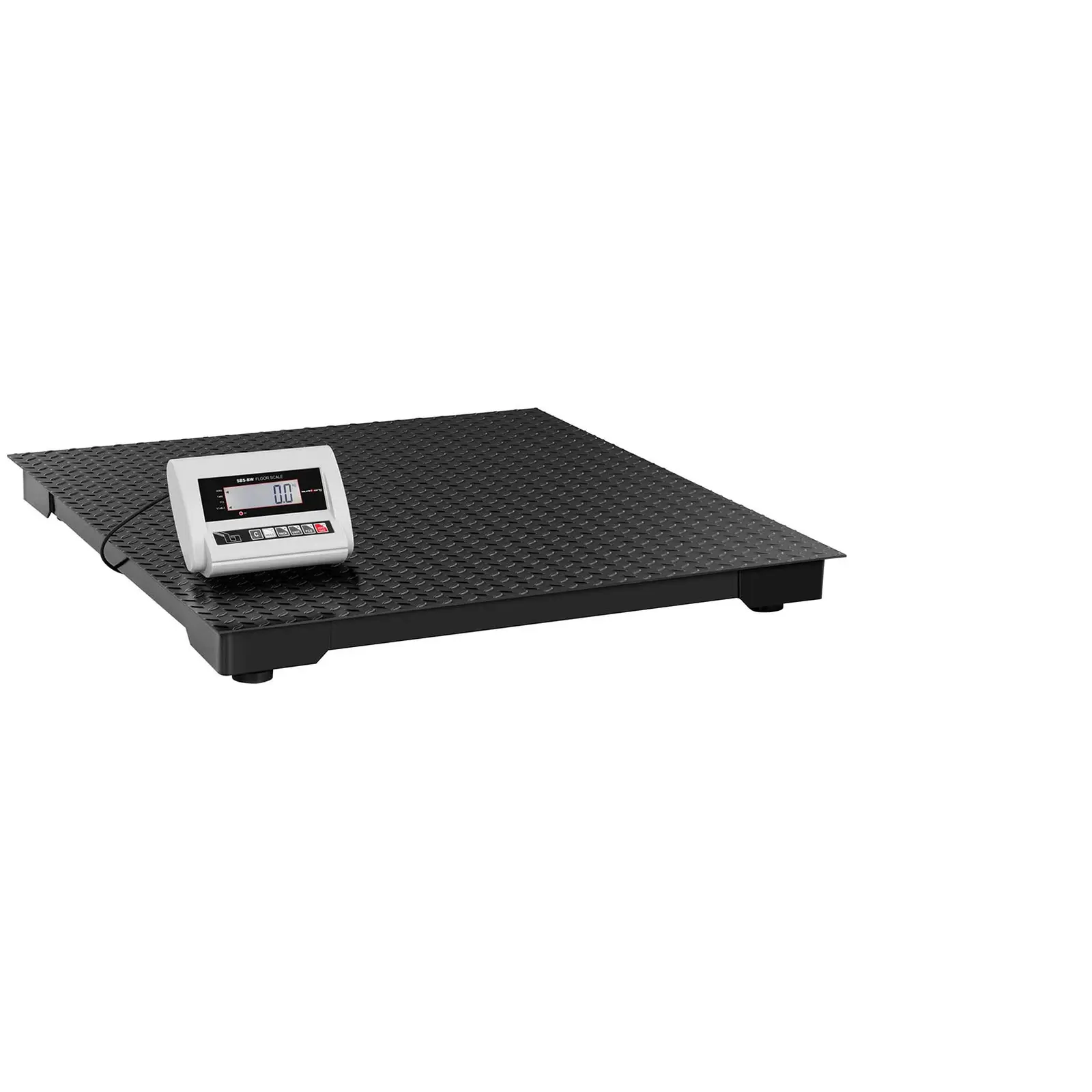 Golvvåg med ramp - 1000 kg / 0,5 kg - LCD - batteri 10 h