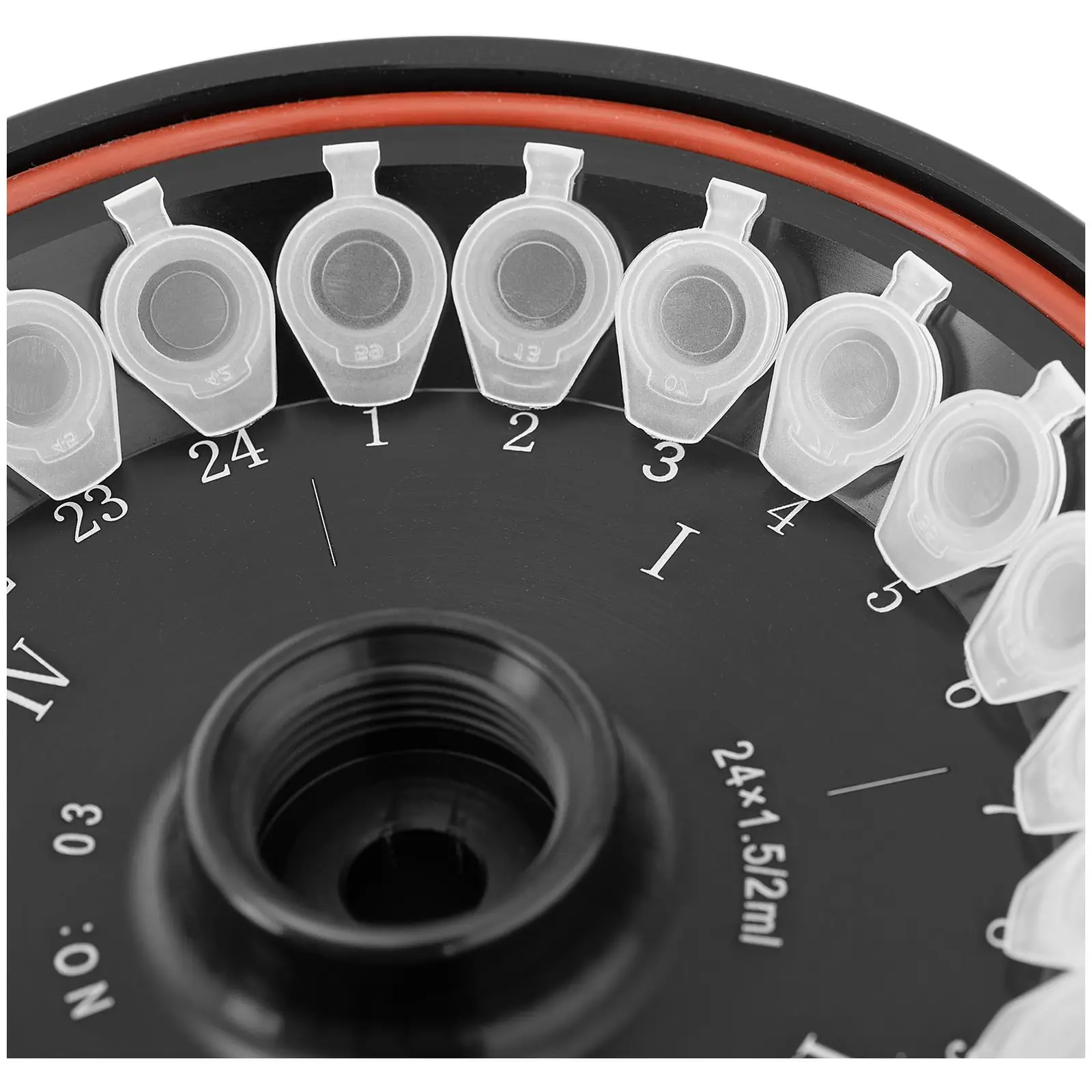 Labor centrifuga készlet 4 x csőcsík 8PCR 0,2 ml RCF 20 600 xg extra szögrotorral 24 x 1,5/2 ml