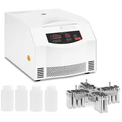 Asztali centrifuga készlet - 4 x 250 ml - RCF 4420 xg 32 x 10 ml-es lengőrotorral és 8 db 10–5 ml-es adapterrel