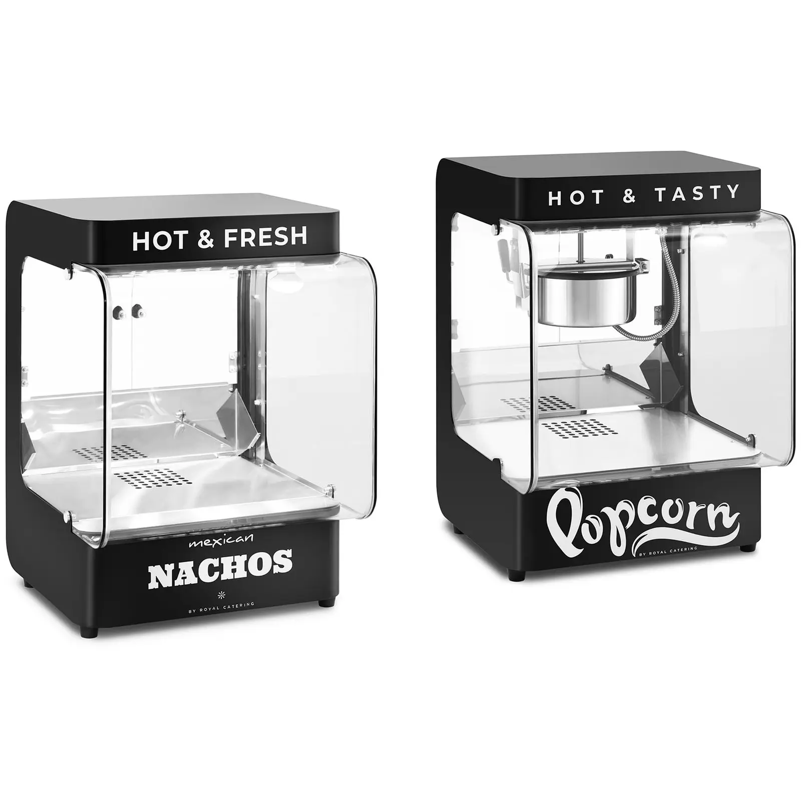 Popcorn Machine and Nacho Warmer - 99 l - 4 - 5 kg/h# - Royal Catering