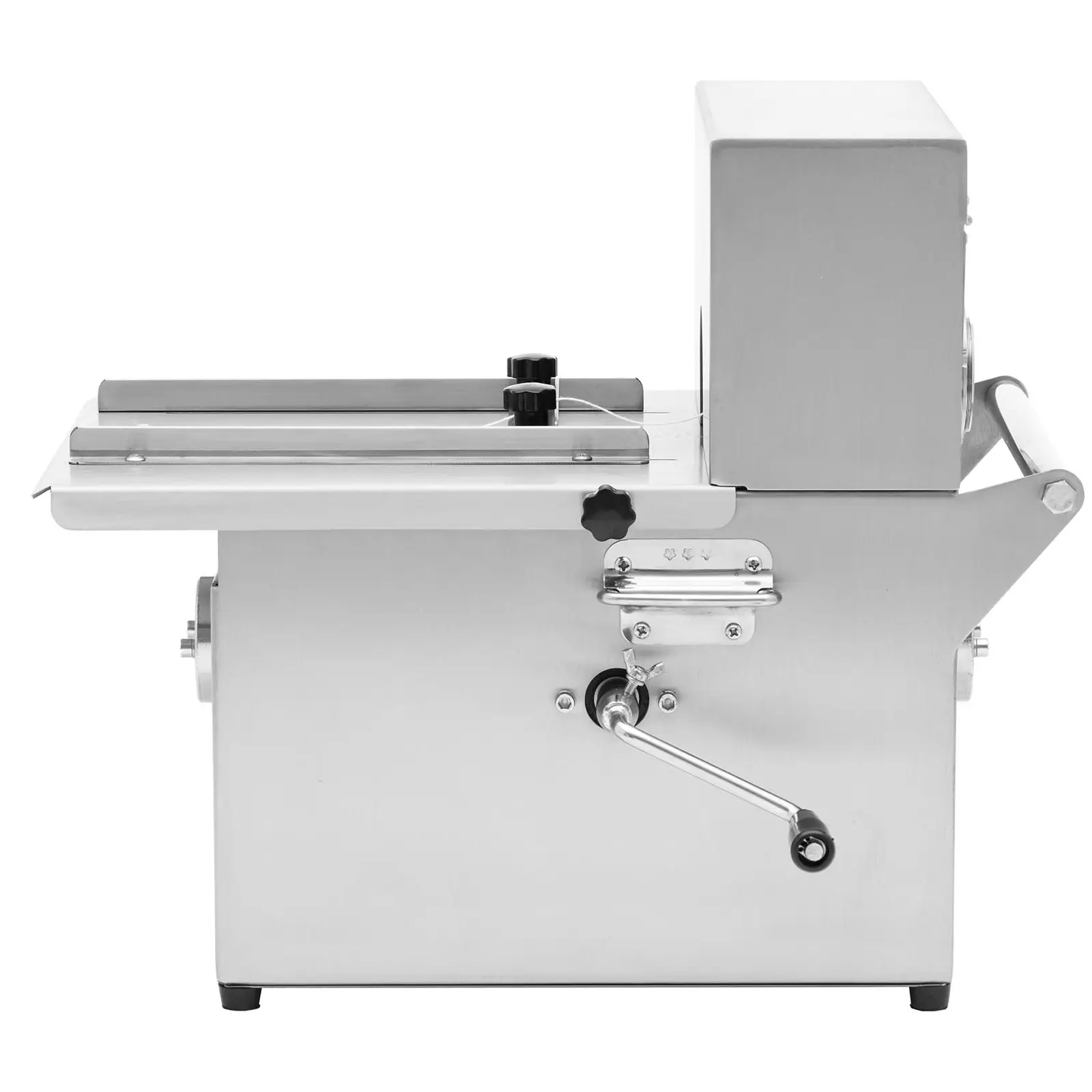 Stroj na vázání klobás - ruční - ušlechtilá ocel - včetně 6 rolí provázku na klobásy - Royal Catering (Hmotnost: 0 kg)