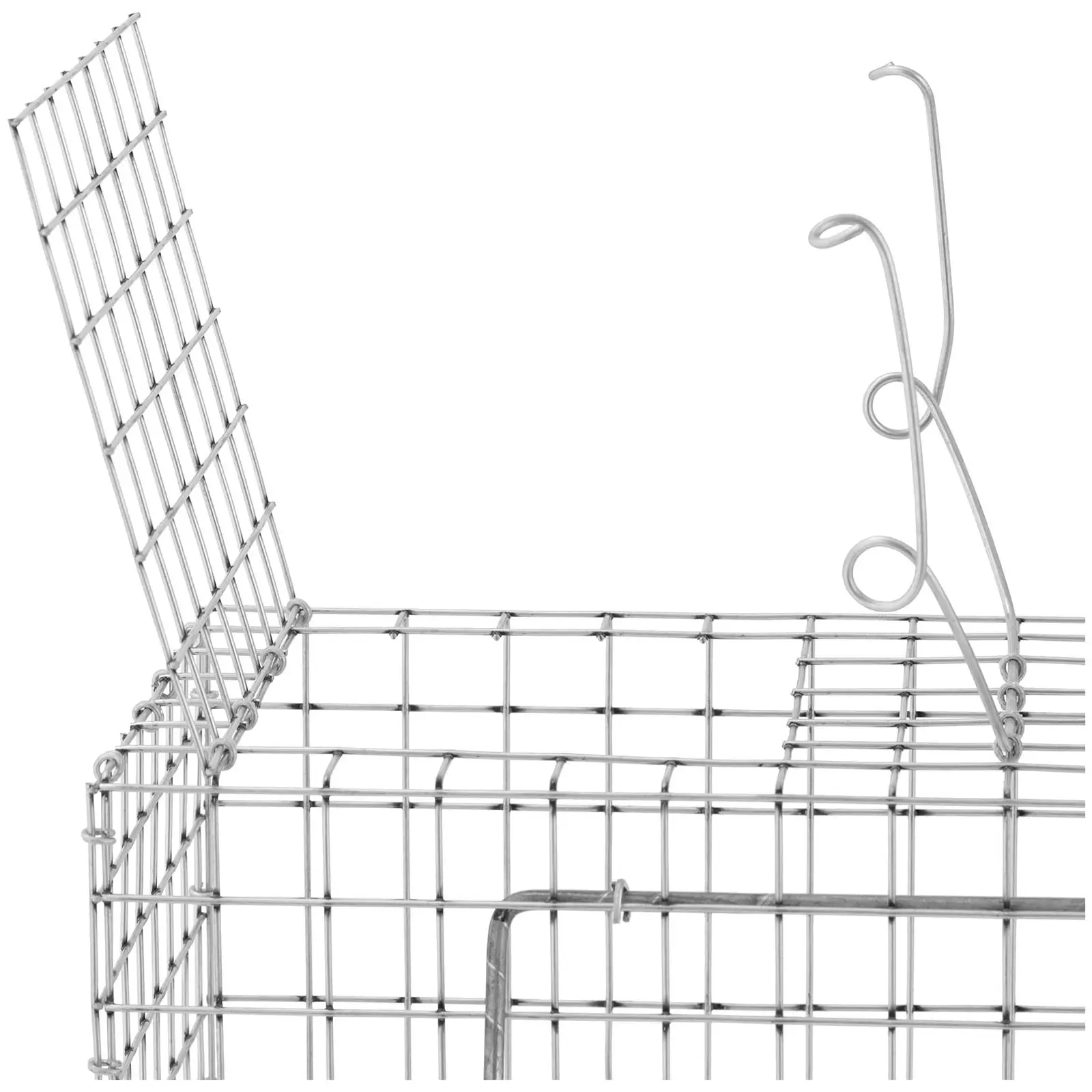 Humane animal trap - 82 x 20 x 27 cm - Grid size: 25 x 25 mm - 2 pieces