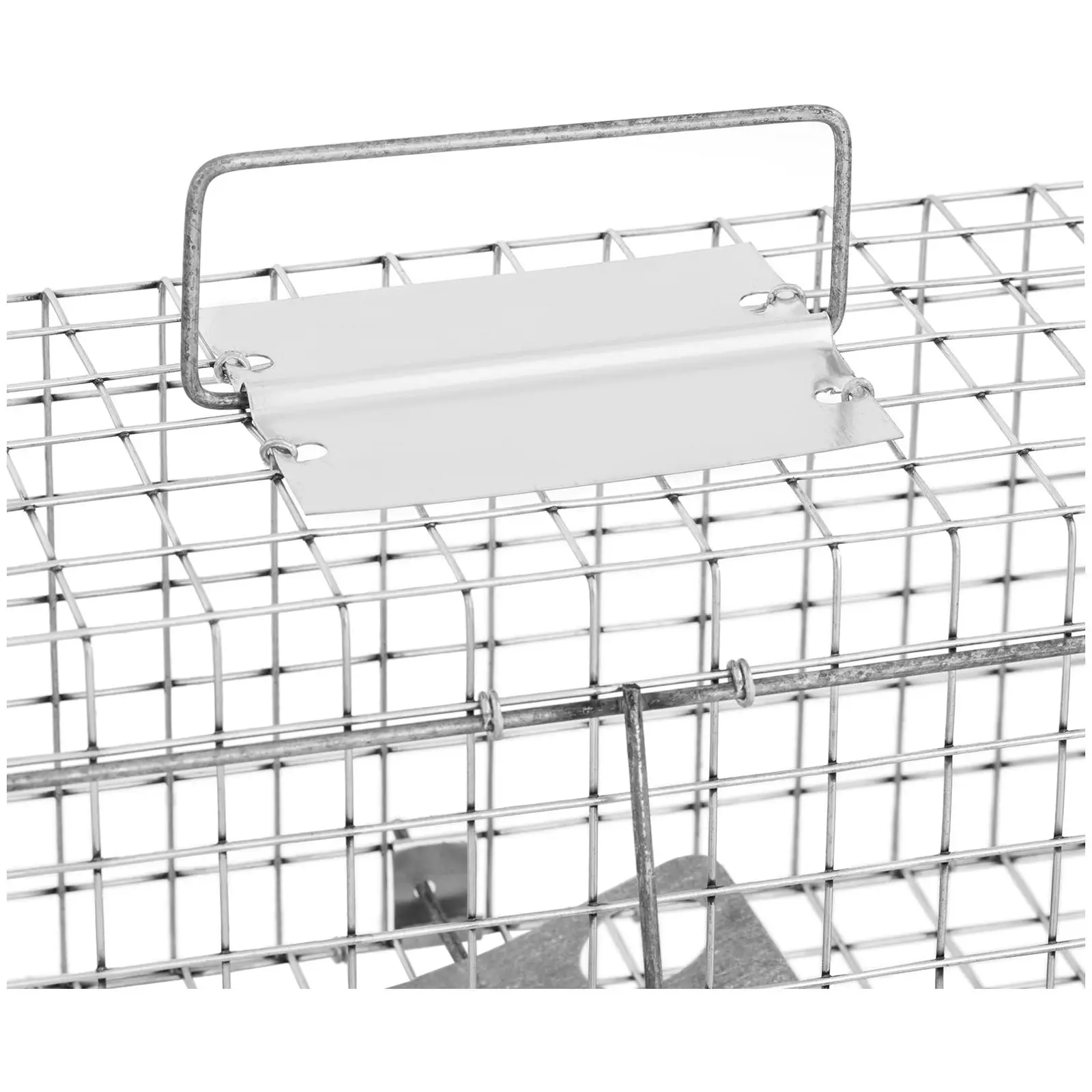 Cage piège - 65 x 17 x 20 cm - taille de la grille : 25 x 25 mm - Lot de 2